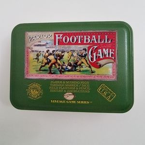 🌷2/$15 NEW Channel Craft Parlor Foot-Ball Vintage Game Tin